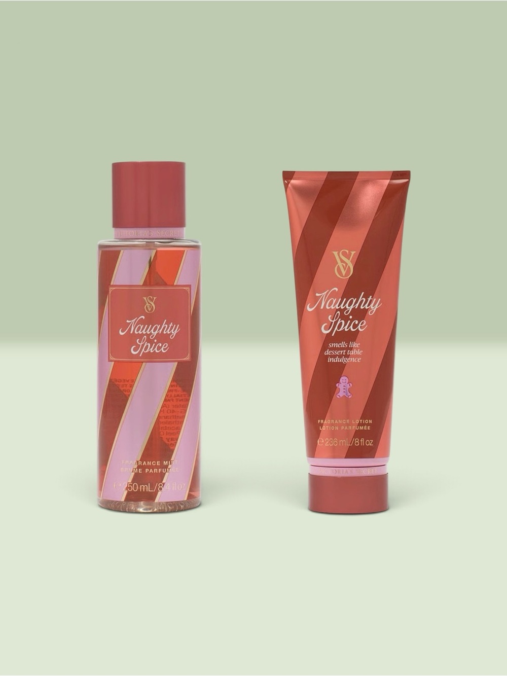 Victoria's Secret NAUGHTY SPICE Fragrance Mist and Lotion